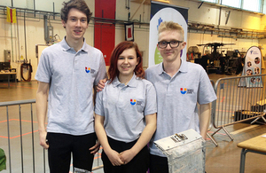 Amy Colley and team members from UTC Norfolk