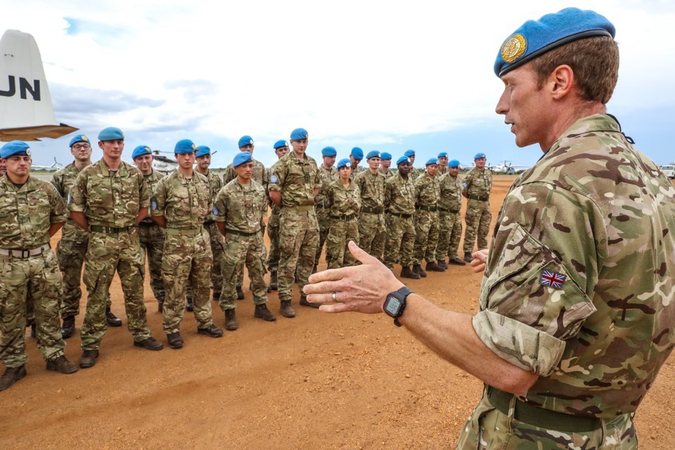 UK troops deploy to South Sudan to support peacekeeping mission