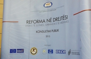 Public consultation forum on the judicial reform in Albania