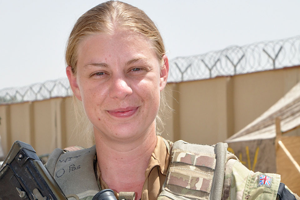 Navy medic looks after Royal Marines in Helmand
