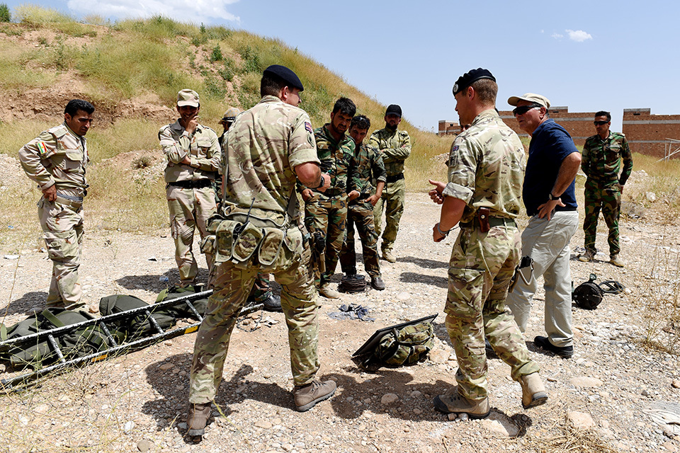 UK Provides Further Equipment to Kurdish Fighters Tackling ISIL