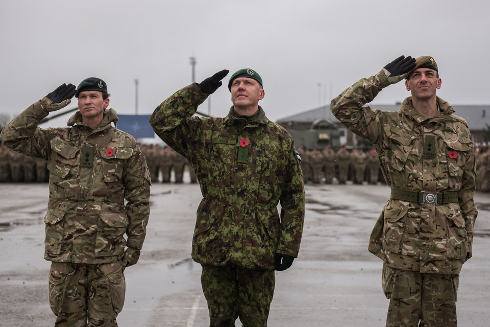 British soldiers arrive in Estonia