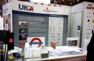 UK stand at Biotech industry event, Vienna 2013