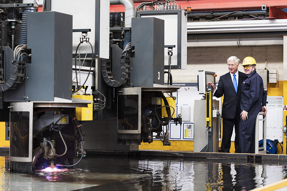 Defence Secretary reveals name of first Type 26 as manufacture begins