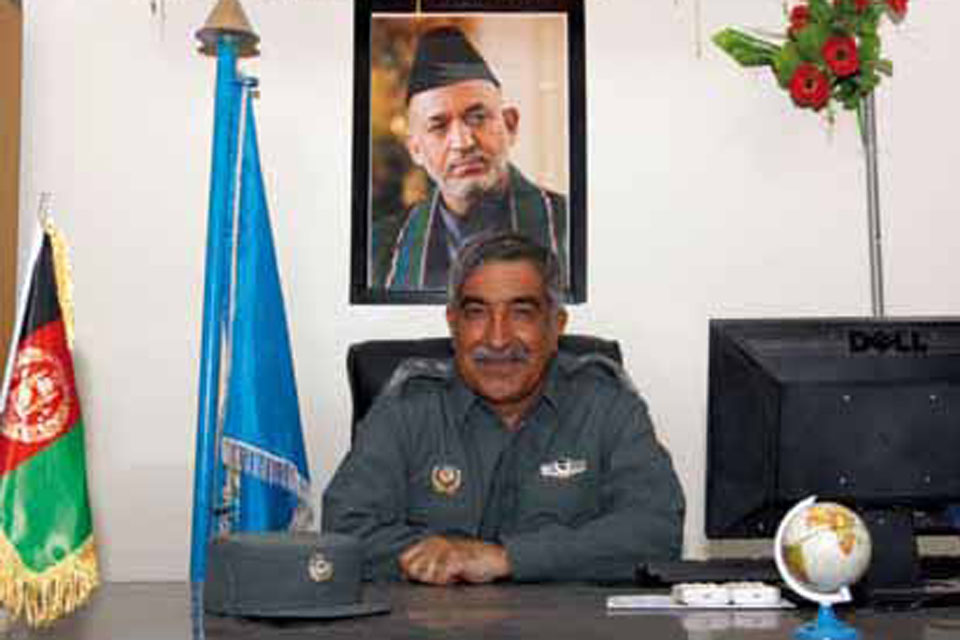 Lieutenant Colonel Shahdi Khan, the District Chief of Police for Nad 'Ali 