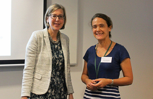 Sarah Newton MP and Assistant Chief Constable Rachel Kearton