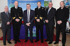 HMNB Clyde have signed an agreement with Argyll and Bute Council to work together in delivering infrastructure and opportunities for Royal Navy families and local people.