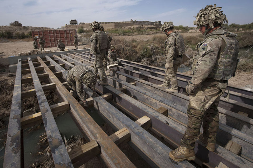 IN PICTURES: British sappers lay 'Golden Egg' in Afghanistan