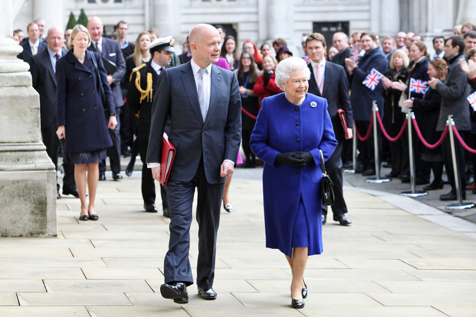 Her Majesty Queen Elizabeth II visits the Foreign Office