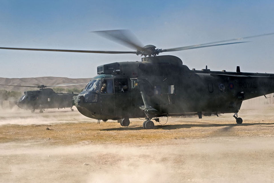 Navy helicopter pilot returns from first Helmand tour
