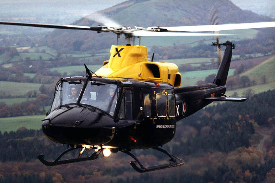 RAF helicopters help battle Israeli fire