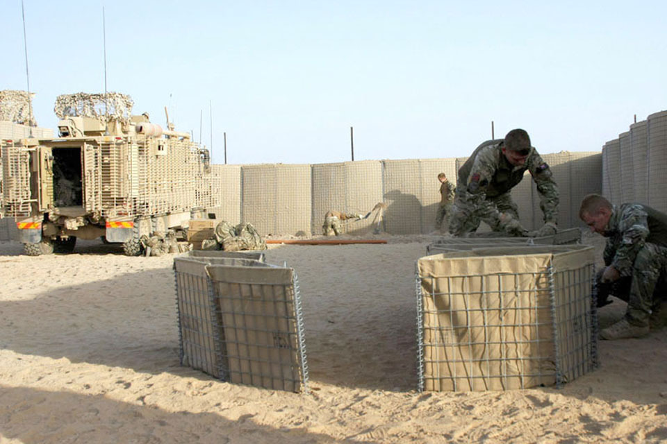 35 Engineer Regiment beat the clock to build Helmand checkpoint