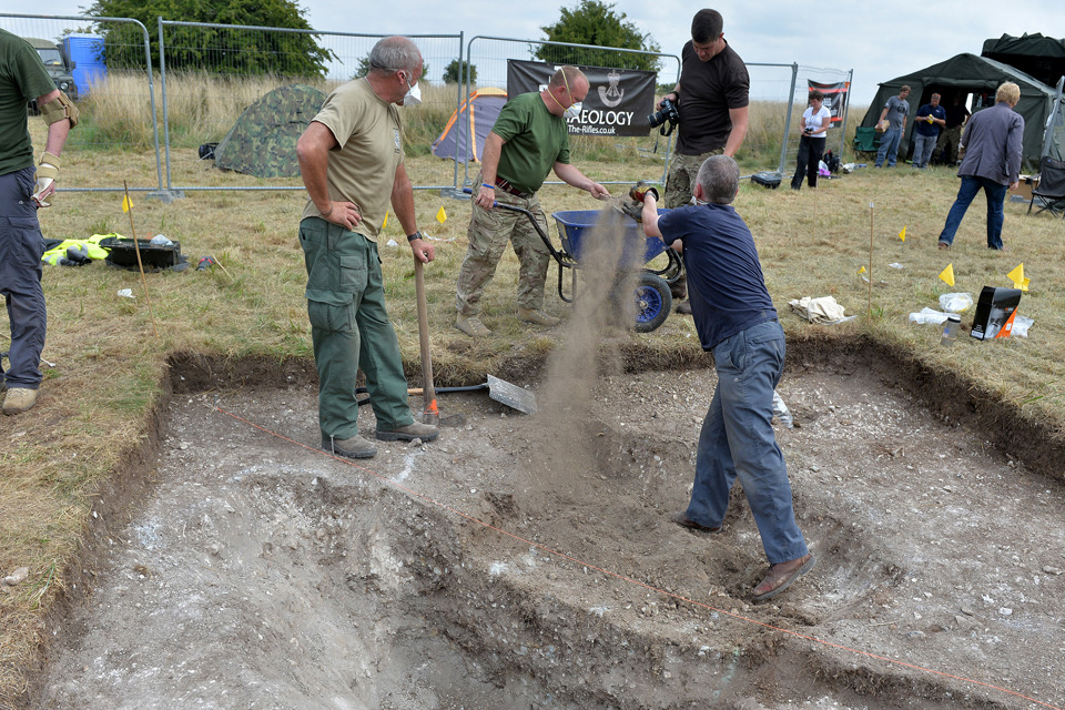 Battle of Britain Spitfire unearthed on Salisbury Plain