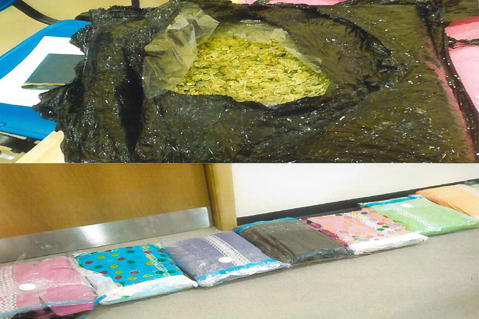 Man jailed for attempting to smuggle cannabis through Edinburgh airport