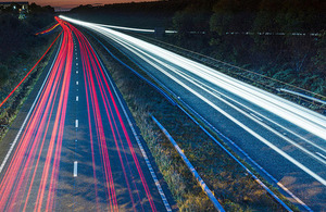 Road at night