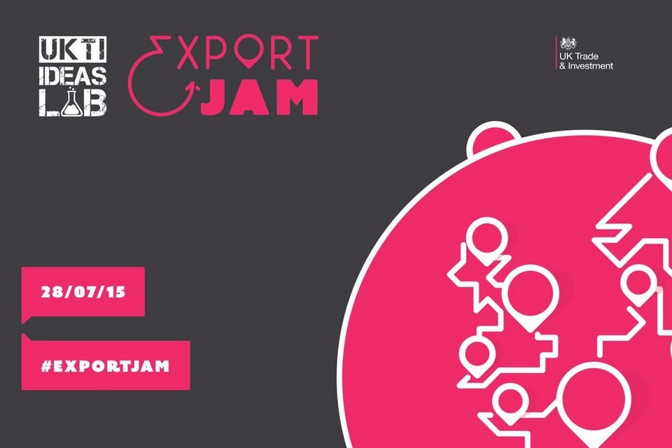 Help design the future of export support at UKTI 'Export Jams'