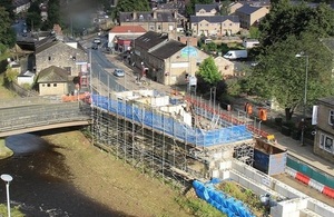 Image shows demolition at Burnely Road