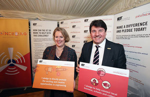Picture of Stephen Metcalfe MP and Vicky Ford MP at the Year of Engineering launch.