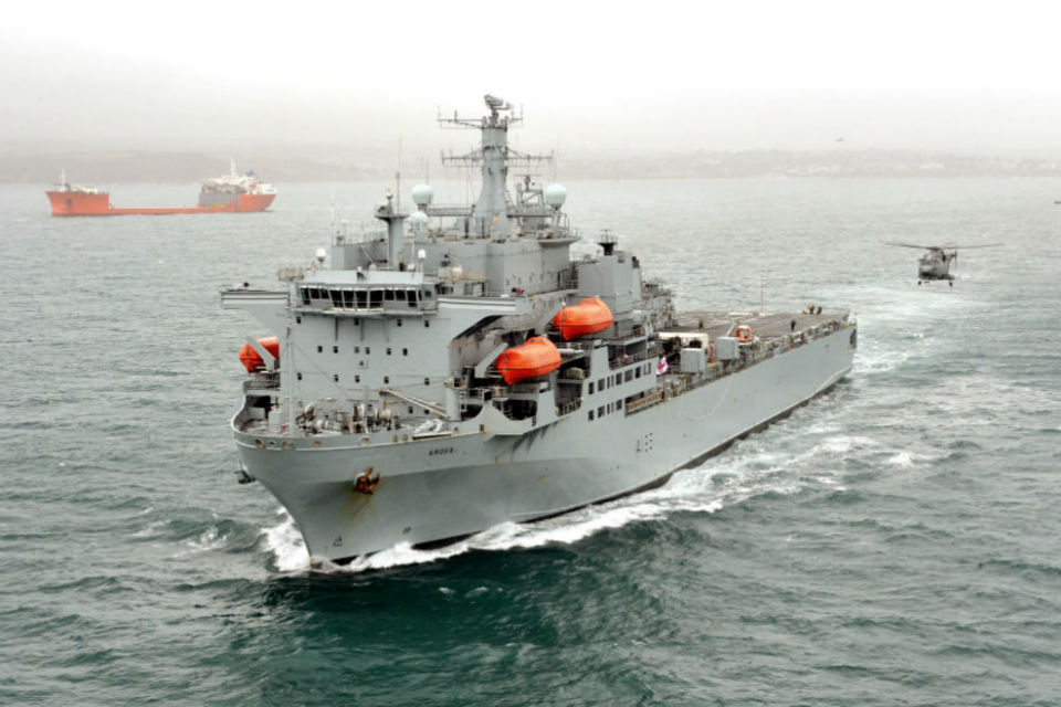RFA Argus honoured as she completes Sierra Leone deployment