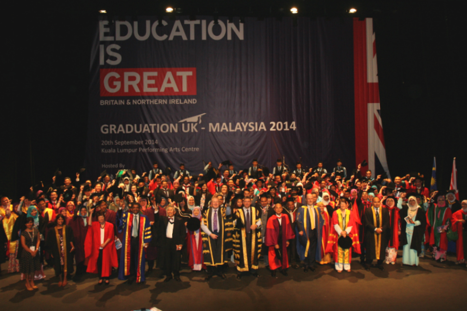Graduation UK 2014 in Kuala Lumpur is an event for graduates of UK universities to share the special moment with their loved ones