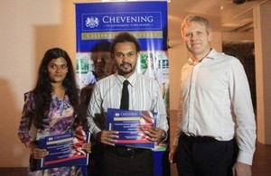 The scholars were welcomed to the Chevening Scholarship Scheme by the Acting High Commissioner.