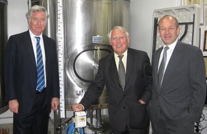 Bob Neill at Westerham Brewery