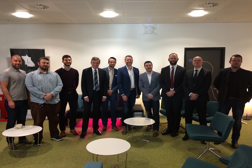 Brexit Minister visits businesses in Greater Manchester