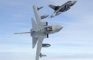 Two RAF Tornado GR4 aircraft in flight (library image) [Picture: Jamie Hunter/Aviacom Ltd]