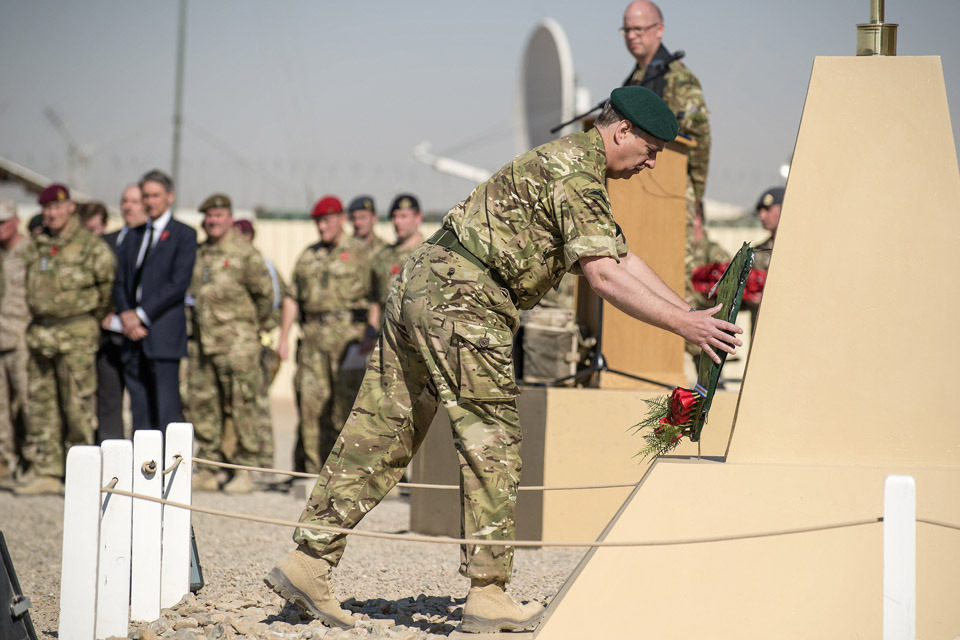 Remembrance service held in Afghanistan