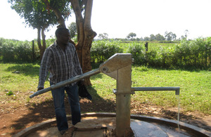 A water pump, Wagwer Primary, Western Kenya. Picture: Moving Mountains Trust/ Flickr