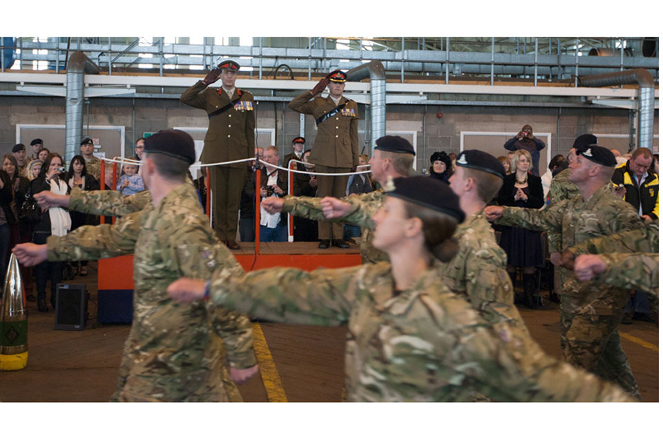 Newcastle gunners receive Afghanistan medals