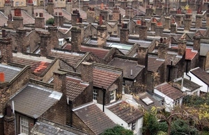 Rooftops of houses