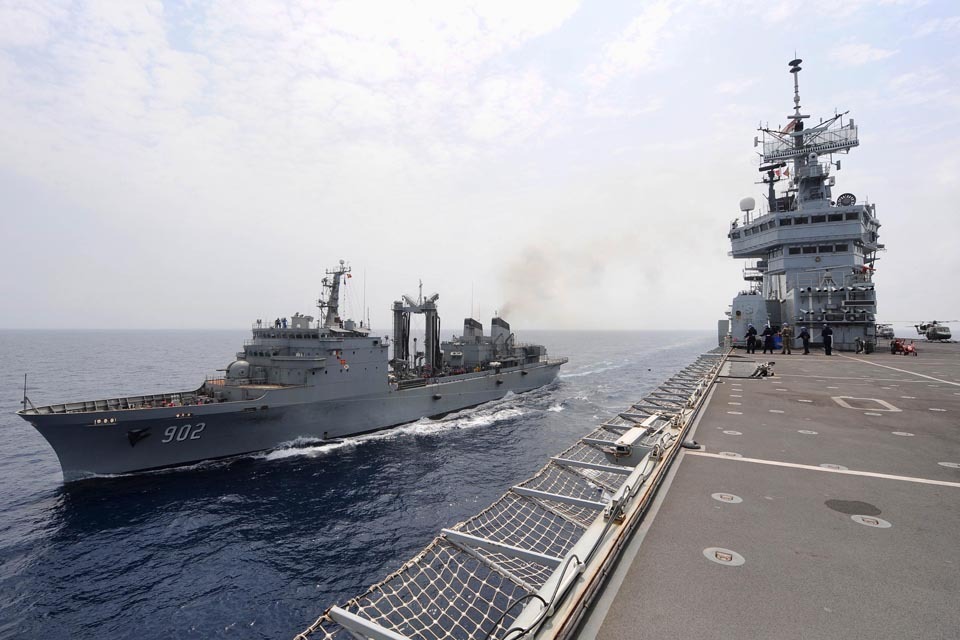 Royal Navy on exercise in Middle East