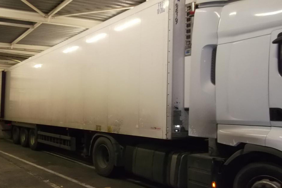 Stowaways found hiding in a lorry