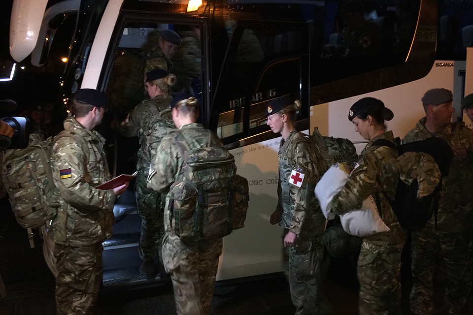 Medics on their way to Sierra Leone