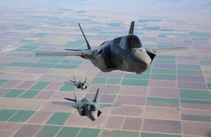 F-35B Lightning II aircraft in formation (library image) [Picture: © 2013 Lockheed Martin Corporation]