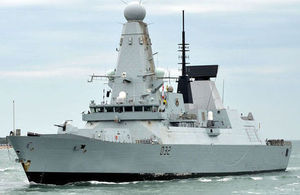 HMS Daring [Picture: Leading Airman (Photographer) Claire Myers, Crown Copyright]