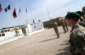 12th Mechanized Brigade hands over command of Task Force Helmand to 4th Mechanized Brigade