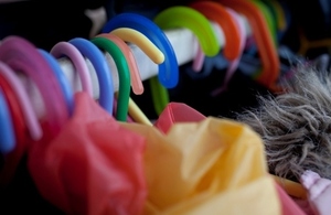 Coathangers in nursery