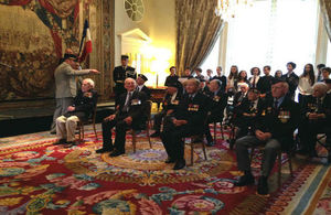 British veterans at the service today