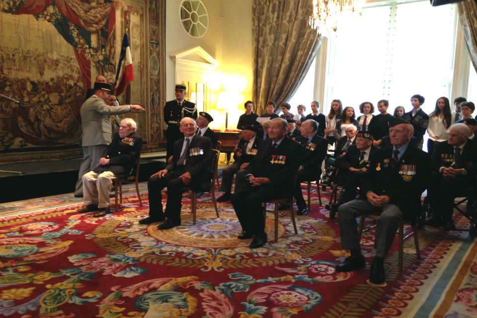 British D Day veterans receive Légion d’honneur award