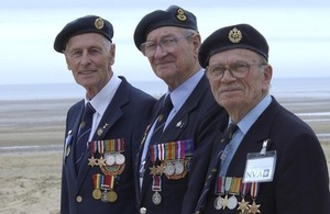 RAF veterans pictured in Normandy (library image) [Picture: Jack Pritchard, Crown copyright]