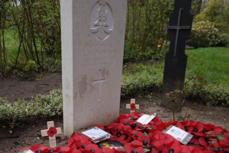 Grave of Northumberland born World War 2 prisoner of war finally rededicated