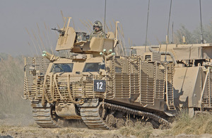 A Warthog all-terrain vehicle