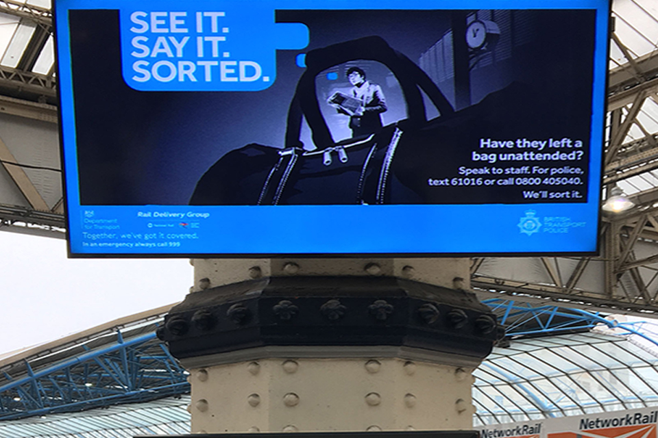 See it. Say it. Sorted safety campaign launch.
