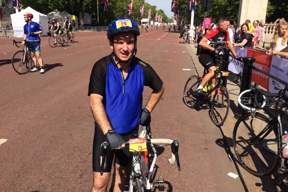 Wheel tough work for Wales Office Minister