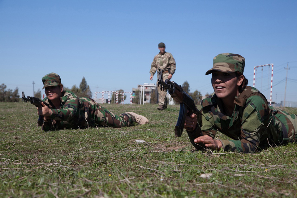 UK-trained female soldiers to take the fight to Daesh