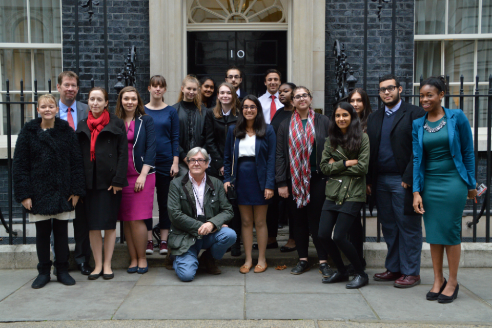 Young Londoners Sample Life as a Treasury Official