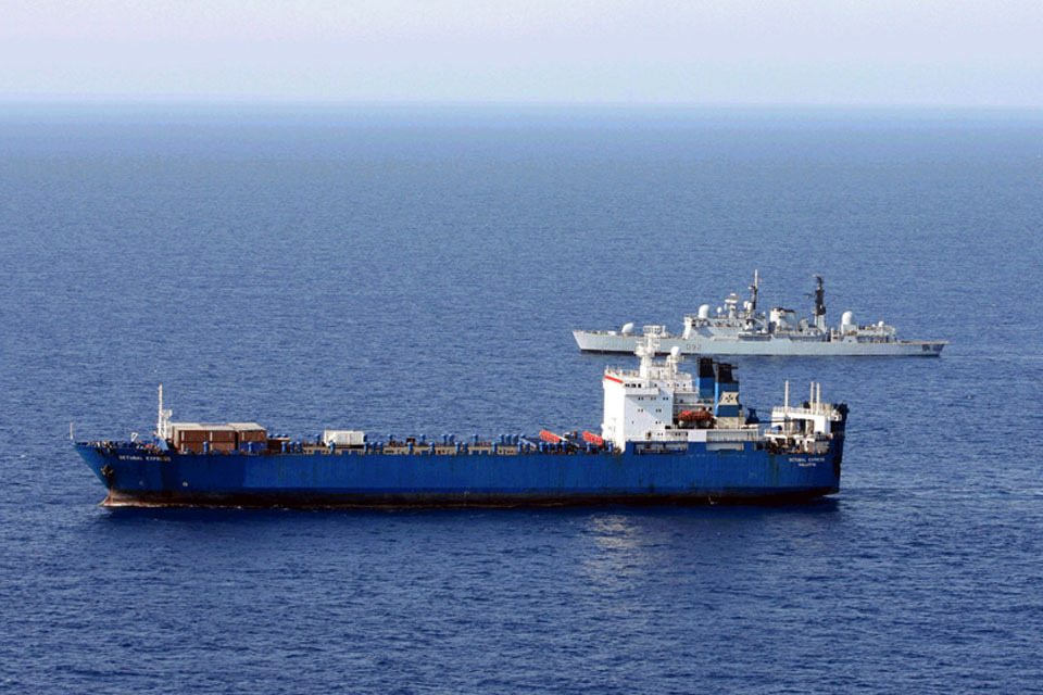 HMS Liverpool protects Libya's civilian population