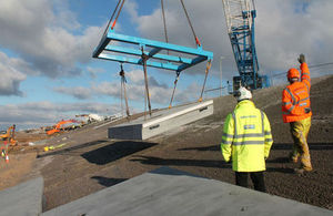 Work to replace the sea wall and promenade at Rossall and Anchorshome, Lancashire